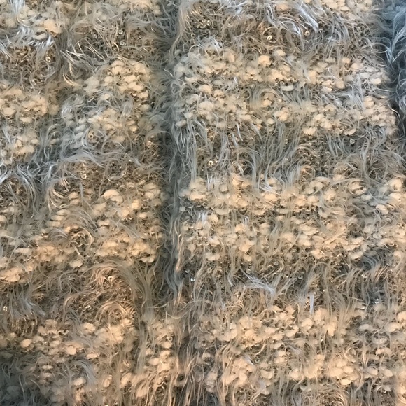 Fuzzy Sequin Striped Sweater - Picture 5 of 5